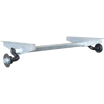 Přívěs k motorovému vozidlu Náprava KNOTT VG 7 (750 kg) b=1200 mm, c=1580 mm, 100x4, patky 100, STEMA