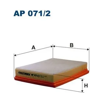 Filtr do auta Vzduchový filtr FILTRON AP 071/2