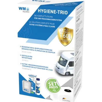 Bazénová chemie WM aquatec Kompletní sada pro ochranu pitné vody Obsah nádrže: 160 l