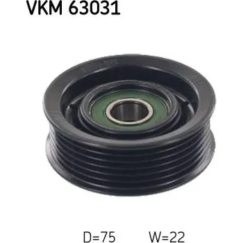 Vratná/vodicí kladka, klínový žebrový řemen SKF VKM 63031