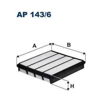 Vzduchový filtr Vzduchový filtr FILTRON AP 143/6