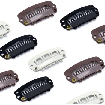 Paruka Náhradní clip in hřebínky 10ks blond