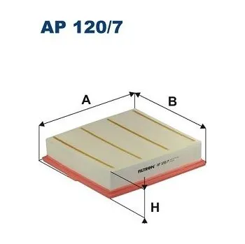 Vzduchový filtr Vzduchový filtr FILTRON AP 120/7