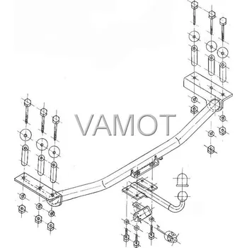 Tažné zařízení Tažné zařízení Opel Calibra (1990 - 1997) (4431)
