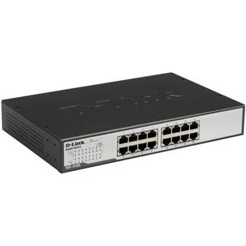 Switch D-Link 16-Port Gigabit Switch, 16x 10/100/1000 Mbit - DGS-1016D