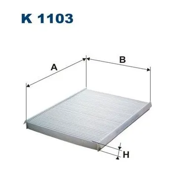 Autodíl Filtr, vzduch v interiéru FILTRON K 1103