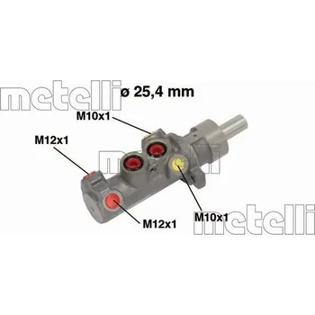 Brzdový válec Hlavní brzdový válec METELLI 05-0641