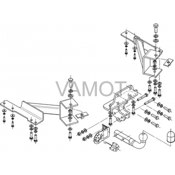 Tažné zařízení Tažné zařízení Toyota Land Cruiser 5D (J120) (2003 - 2009 (J120)) (5469)