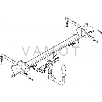 Tažné zařízení Tažné zařízení Opel Combo D (kromě CNG) (2012 - 2018 (D)) (7946)