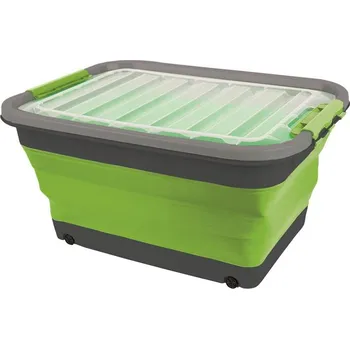 Příslušenství ke karavanu Úložný box 4CAMP 30l skládací s víkem a kolečky
