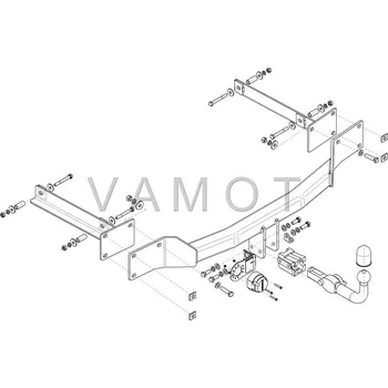 Tažné zařízení Tažné zařízení Mercedes W 220 S-série (1998 - 2005 (W220)) (7741)