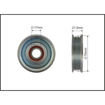 Auto-moto Napínací kladka, žebrovaný klínový řemen CAFFARO 500483