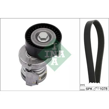 Sada žebrovaných klínových řemenů Schaeffler INA 529 0103 10