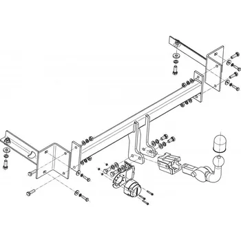 Tažné zařízení Tažné zařízení Škoda Octavia II 5D (2004 - 2013 (II)) (4436)