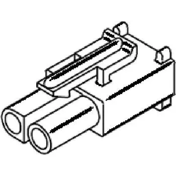 Elektrický konektor Molex zásuvkový konektor na kabel 2, rozteč 6.7 mm, 19091029, 1 ks Bag