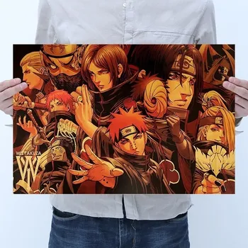 Plakát MUHUI Plakát - Anime Naruto - Akatsuki (50 * 35)