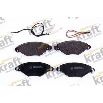 Brzdový systém Sada brzdových destiček, kotoučová brzda KRAFT AUTOMOTIVE 6006125