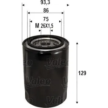 Filtr do auta Olejový filtr VALEO 586076