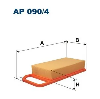 Vzduchový filtr Vzduchový filtr FILTRON AP 090/4