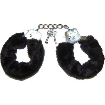 Gadget Plyšová pouta - černá
