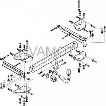 Tažné zařízení Tažné zařízení Mercedes W 164 M-série, (ML) (2005 - 2011 (W164)) (4780)