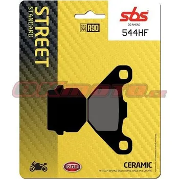 Brzdová destička Zadní brzdové destičky SBS 544HF - Polaris Sawtooth, 200ccm - 06>