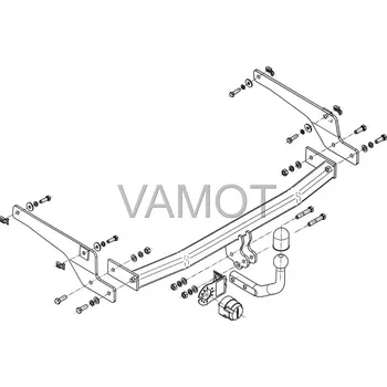 Tažné zařízení Tažné zařízení Peugeot 206 Kombi (SW) (2002 - 2007) (5530)
