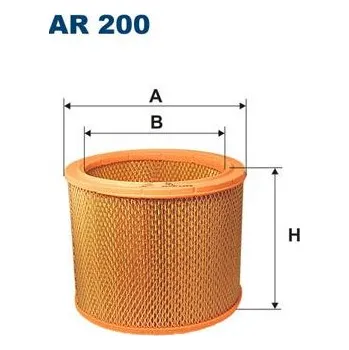 Filtr do auta Vzduchový filtr FILTRON AR 200