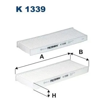 Autodíl Filtr, vzduch v interiéru FILTRON K 1339-2x