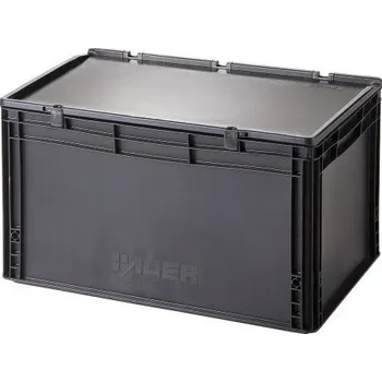 Přepravka na jídlo HTI Plastová EURO přepravka 600x400x335 mm s víkem MC-3876-ESD