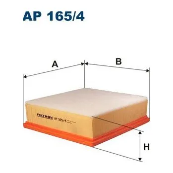 Vzduchový filtr Vzduchový filtr FILTRON AP 165/4