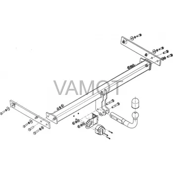 Tažné zařízení Tažné zařízení Audi Q3 (8UB/8UG) (2011 - 2018) (2036)