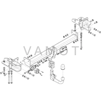 Tažné zařízení Tažné zařízení Land Rover Discovery V 4WD (2017 a novější) (8090)