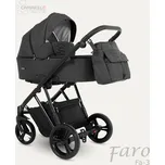 Kombinovaný kočárek Camarelo Faro včetně autosedačky 2023 Barva: Fa-3 Tmavě šedá