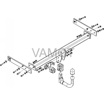 Tažné zařízení Tažné zařízení VW Sharan II (2010 a novější) (1547)