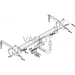 Tažné zařízení Fiat Doblo (kromě CNG) (2010 a novější) (5646)