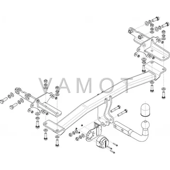 Tažné zařízení Tažné zařízení Jeep Compass II (2017 a novější) (8085)
