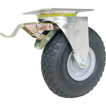 Rudl HTI Dušové kolo otočné s brzdou 260 mm MC-4983