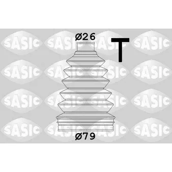 Sada měchů, hnací hřídel SASIC 4003460