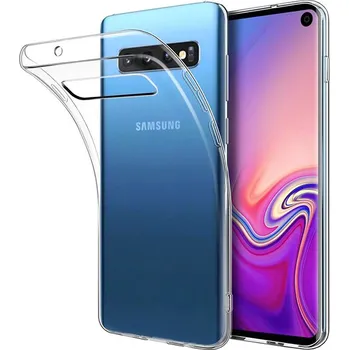 Pouzdro na mobilní telefon Silikonový obal Back Case Ultra Slim 0,3mm pro SAMSUNG GALAXY A41 A415 - transparentní