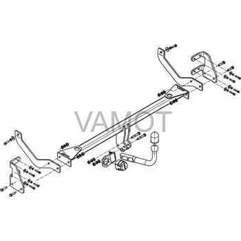 Tažné zařízení Tažné zařízení Peugeot 508 4D (kromě GT, 2.2HDi) (2011 - 2014) (5577)