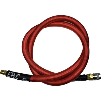 EPES EPeS HPA hadice S&F s opletem, 100 cm, QD Foster + 1/8 NPT - Červená
