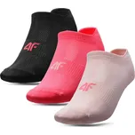 4F HJL22-JSOD004 WHITE+PALE CORAL+SALMON CORAL Ponožky EU 32/35 HJL22-JSOD004 WHITECORAL