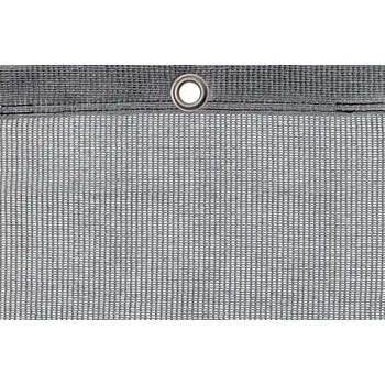 Krycí plachta Tenisová clona PE 200 g/m2 vč. karabin, rozměr na přání, stříbrná