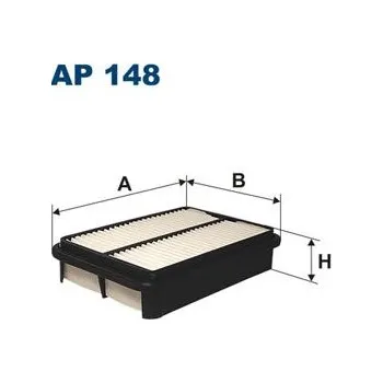 Autodíl Vzduchový filtr FILTRON AP 148