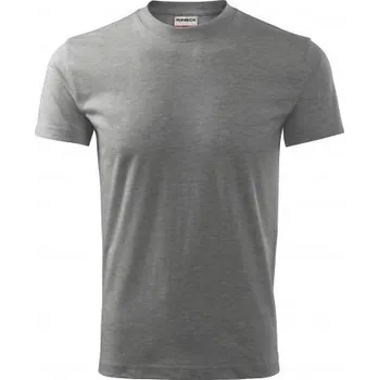 Pánské tričko MALFINI Tričko unisex Recall tmavě šedý melír L