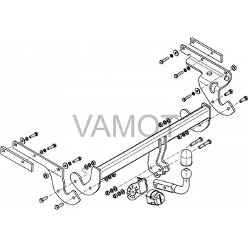 Tažné zařízení Tažné zařízení Toyota Yaris 3/5D (P13) (2011 - 2014 (P13)) (5505)
