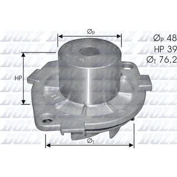 Chladič motoru Vodní čerpadlo, chlazení motoru DOLZ S214