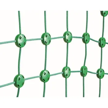 Pletivo Ochranná síť s klipy PES 5 mm, ocelová vložka 2,5 mm, oko 100 mm, zelená