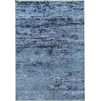 Koberec Ručně vázaný kusový koberec Diamond DC-KM Snowland, 120x170, modrá, chodba / předsíň, Diamond Carpets India - 1 rok na vrácení + DOPRAVA ZDARMA k Vám i zpět